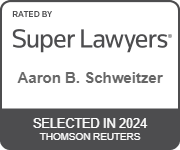 Super Lawyer 2024 Badge Aaron Schweitzer